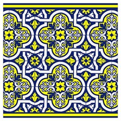 Tiles Panel Decorative Decoration Traditional Pattern Lightweight Scarf  by Ravend