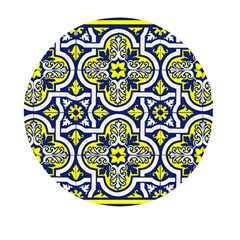 Tiles Panel Decorative Decoration Traditional Pattern Mini Round Pill Box (pack Of 3) by Ravend