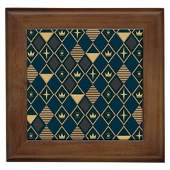 Background Non Seamless Pattern Framed Tile