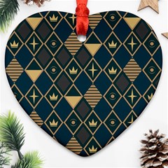 Background Non Seamless Pattern Ornament (Heart)