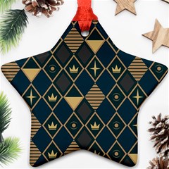 Background Non Seamless Pattern Ornament (Star)