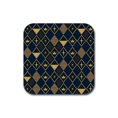 Background Non Seamless Pattern Rubber Coaster (Square)