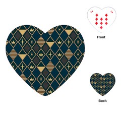 Background Non Seamless Pattern Playing Cards Single Design (Heart)