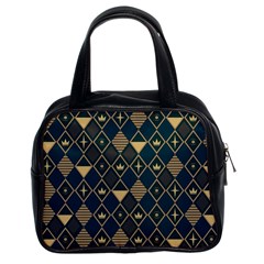 Background Non Seamless Pattern Classic Handbag (Two Sides)