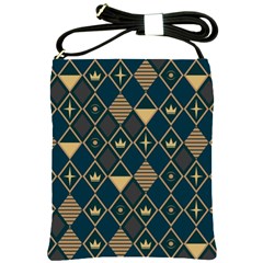 Background Non Seamless Pattern Shoulder Sling Bag