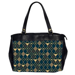 Background Non Seamless Pattern Oversize Office Handbag (2 Sides)