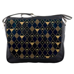 Background Non Seamless Pattern Messenger Bag by Ravend