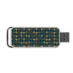 Background Non Seamless Pattern Portable USB Flash (One Side)