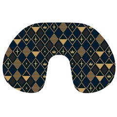 Background Non Seamless Pattern Travel Neck Pillow