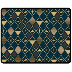 Background Non Seamless Pattern Two Sides Fleece Blanket (Medium)