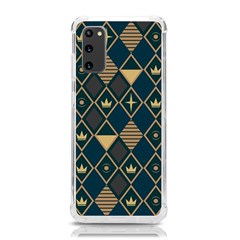 Background Non Seamless Pattern Samsung Galaxy S20 6.2 Inch TPU UV Case