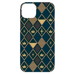 Background Non Seamless Pattern iPhone 14 Plus Black UV Print Case