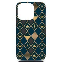 Background Non Seamless Pattern iPhone 14 Pro Black UV Print Case