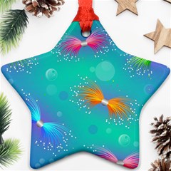 Non Seamless Pattern Blues Bright Ornament (Star)