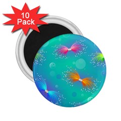 Non Seamless Pattern Blues Bright 2.25  Magnets (10 pack) 