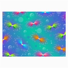 Non Seamless Pattern Blues Bright Large Glasses Cloth