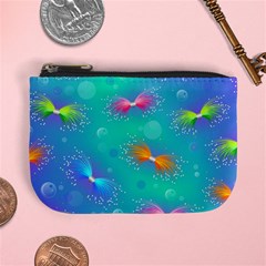 Non Seamless Pattern Blues Bright Mini Coin Purse