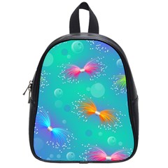 Non Seamless Pattern Blues Bright School Bag (Small)