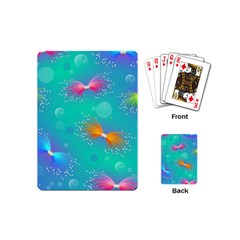 Non Seamless Pattern Blues Bright Playing Cards Single Design (mini) by Ravend