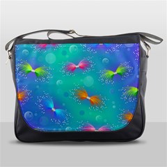 Non Seamless Pattern Blues Bright Messenger Bag