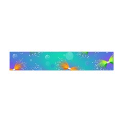 Non Seamless Pattern Blues Bright Premium Plush Fleece Scarf (Mini)