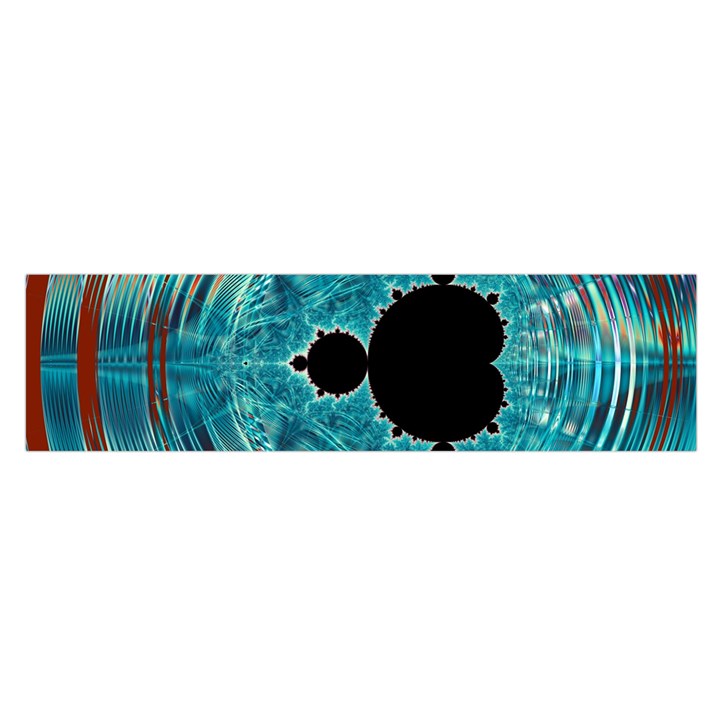 Fractal Abstract Background Oblong Satin Scarf (16  x 60 )