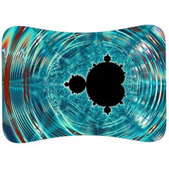 Fractal Abstract Background Velour Seat Head Rest Cushion by Ravend