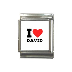 I Love David Italian Charm (13mm) by ilovewhateva