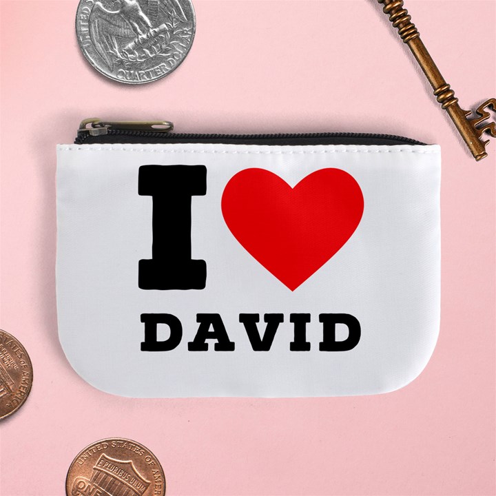 I love david Mini Coin Purse