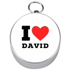 I Love David Silver Compasses by ilovewhateva