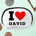 I love david Accessory Pouch (Medium) Back