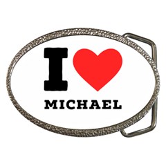 I Love Michael Belt Buckles