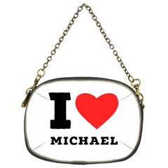 I Love Michael Chain Purse (two Sides) by ilovewhateva