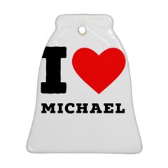 I Love Michael Ornament (bell)