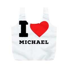 I Love Michael Full Print Recycle Bag (m) by ilovewhateva