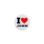 I love john 1  Mini Magnets Front