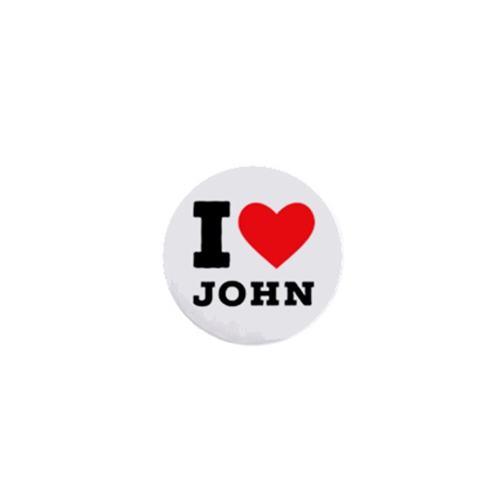 I love john 1  Mini Magnets