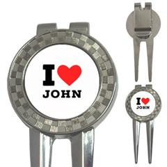 I Love John 3-in-1 Golf Divots by ilovewhateva