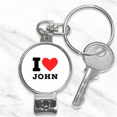 I Love John Nail Clippers Key Chain by ilovewhateva