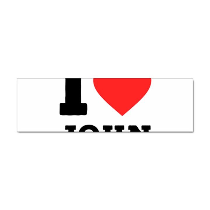 I love john Sticker Bumper (100 pack)