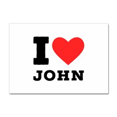 I Love John Sticker A4 (100 Pack) by ilovewhateva