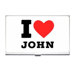 I Love John Business Card Holder by ilovewhateva