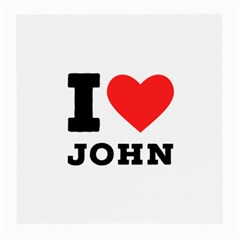 I Love John Medium Glasses Cloth by ilovewhateva