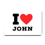 I love john Small Doormat 24 x16  Door Mat