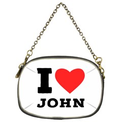 I Love John Chain Purse (one Side) by ilovewhateva