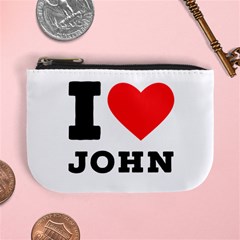 I Love John Mini Coin Purse by ilovewhateva