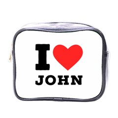 I Love John Mini Toiletries Bag (one Side) by ilovewhateva