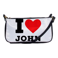 I Love John Shoulder Clutch Bag by ilovewhateva