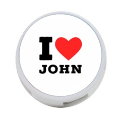 I Love John 4-port Usb Hub (one Side) by ilovewhateva