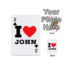 I Love John Playing Cards 54 Designs (mini) by ilovewhateva